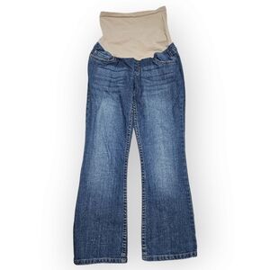 Motherhood Maternity Jeans Petite Medium Straight Leg Size 8